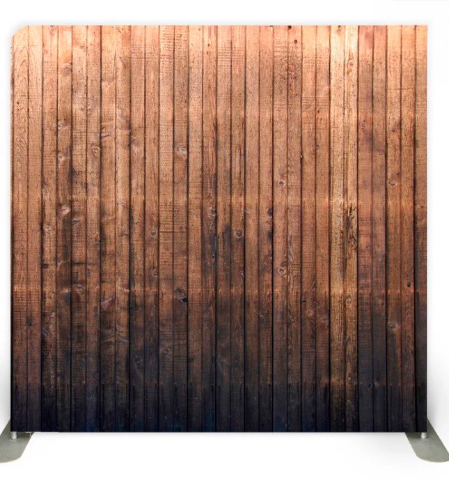 Houten backdrop